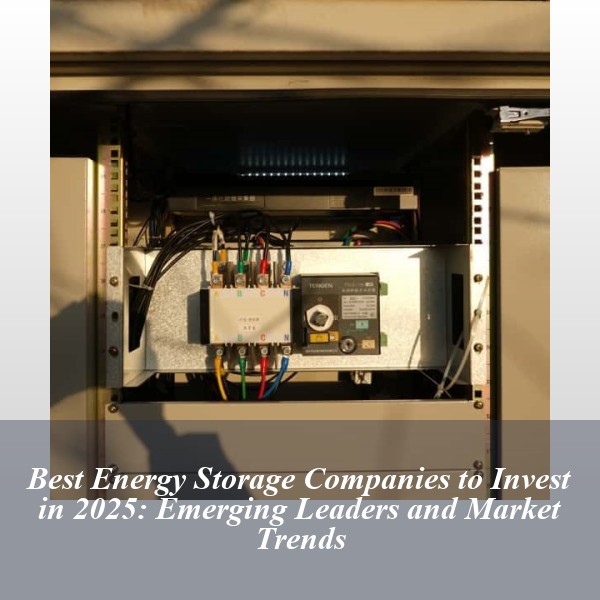Best Energy Storage Companies to Invest in 2025: Emerging Leaders and Market Trends